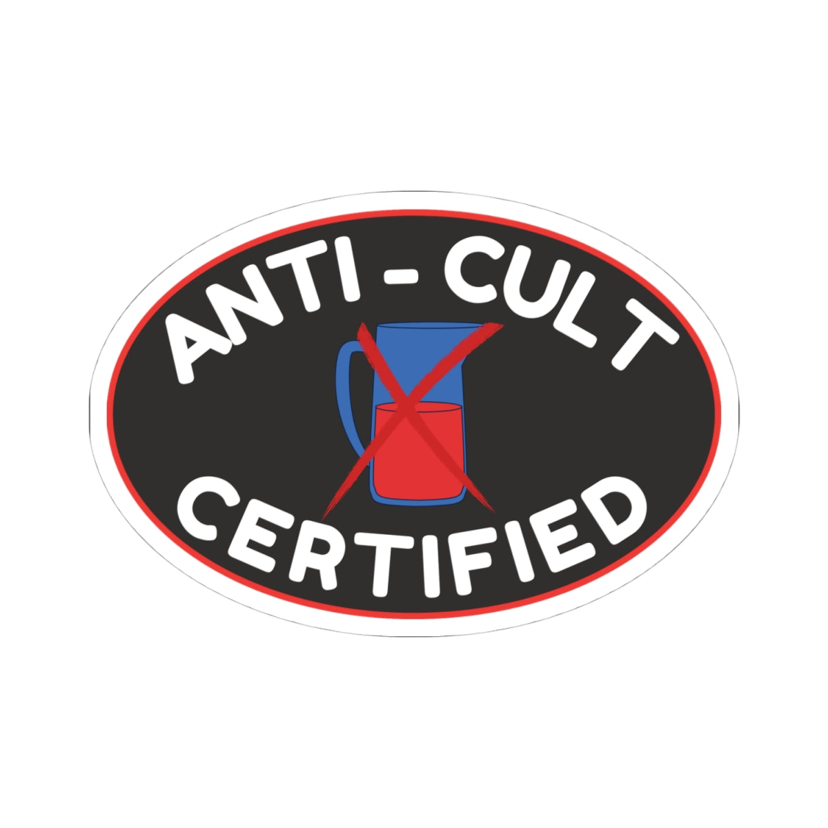 Anti-Cult Certified Sticker